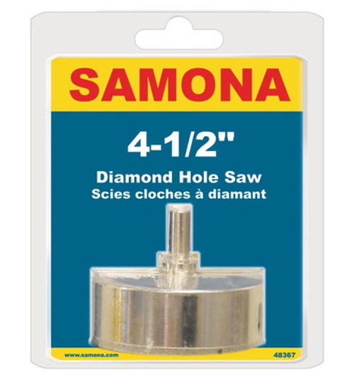 Samona/ROK 48367 - Diamond Hole Saw 4-1/2"