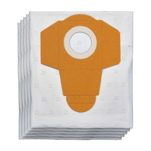 Einhell 2351192 - Synthetic Woven Dust Bags Replacement (5 pcs) for 20L and 30L Cordless Wet/Dry Vacuum TC-VC 18/20 Li S and TE-VC 36/30 Li-S (2347137 and 2347141)