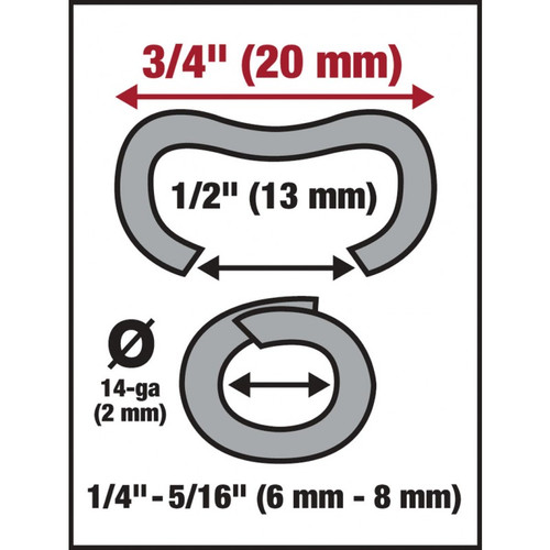 Malco HR2X - Hog Rings, Hrp1/Hrp2