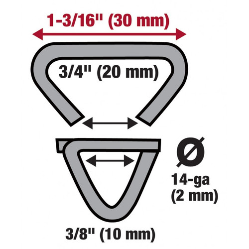 Malco HR4 - Hog Rings, Hrp4