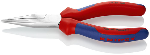 Knipex 3025160 - Long Nose Pliers-Half Round Tips