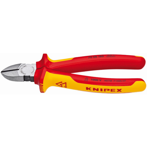 Knipex 7008180US - Diagonal Cutters-1000V Insulated