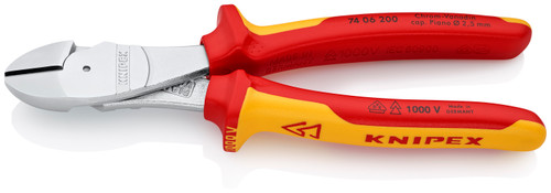 Knipex 7406200 - High Leverage Diagonal Cutters-1000V Insulated