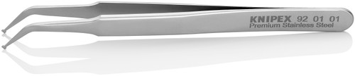 Knipex 920101 - Premium Stainless Steel Positioning Tweezers-45°Angled-Smd