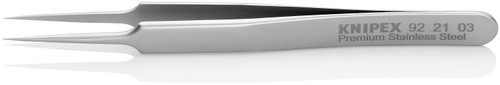 Knipex 922103 - Premium Stainless Steel Gripping Tweezers-Needle-Point Tips