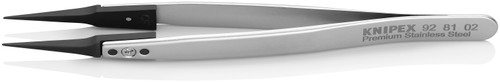 Knipex 928102 - Premium Stainless Steel Gripping Tweezers-Pointed Tips