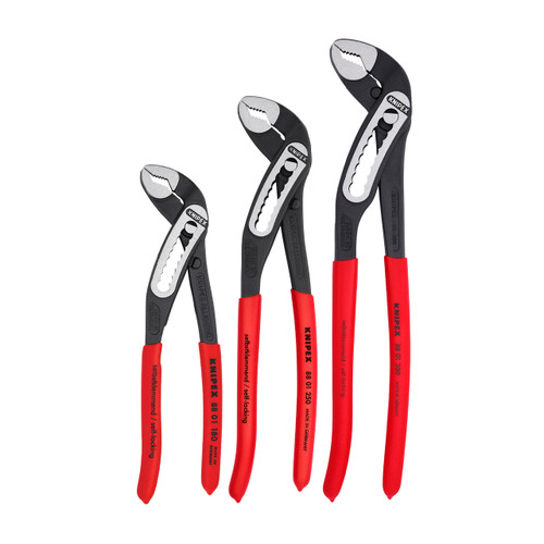 Knipex 9K0080139US - 3 Pc Alligator® Pliers Set With 10 Pc Tool Holder
