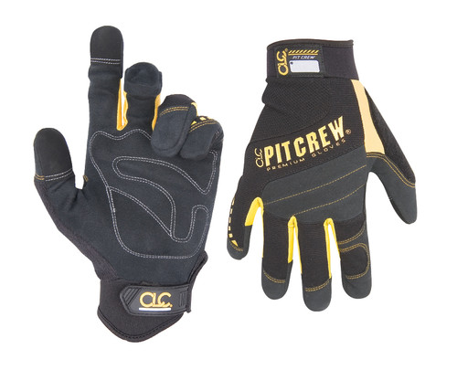 Kuny's Leather 220BXL - Pit Crew® Mechanic'S Gloves - Black/Yellow - Xl