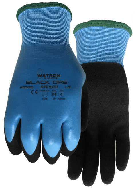 Watson 9393-X - Stealth Black Ops Pvc/Nitrile - eXtra Large