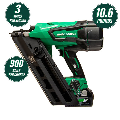 Metabo HPT NR3690DCM - 36V Cordless Framing Nailer Paper Strip