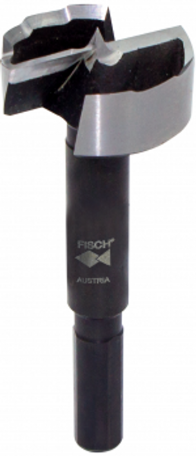 FISCH 1-1/8" x 3-1/2" Black Shark Forstner Bit