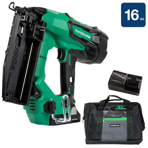 Metabo HPT NT1865DMSM - Metabo HPT 18V Brushless Li-ion 16 Gauge Straight Finish Nailer