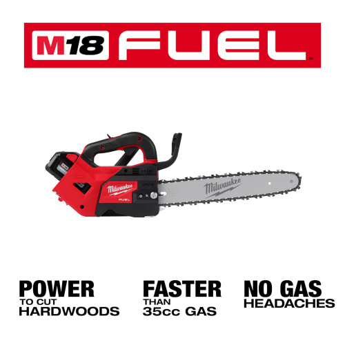 Milwaukee 2826-22T - M18 FUEL 14" Top Handle Chainsaw 2 Battery Kit
