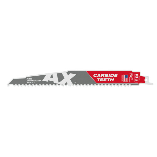 Milwaukee 48-00-5326 - SAWZALL Blade - 9 in. 5 TPI The Ax Carbide Teeth 3 PK