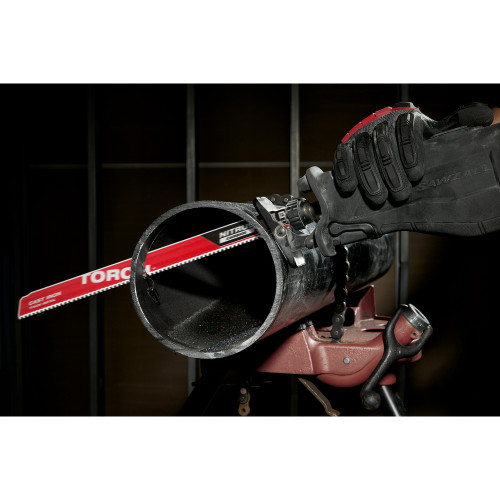 Milwaukee 48-00-5562 - SAWZALL Blade - 9" 7TPI The TORCH for CAST IRON with NITRUCARBIDE 5 PK