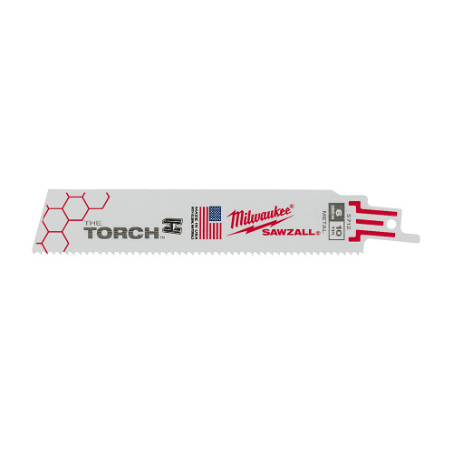 Milwaukee 48-00-8712 - SAWZALL Blade - 6 in. 10 TPI THE TORCH 25 Pack