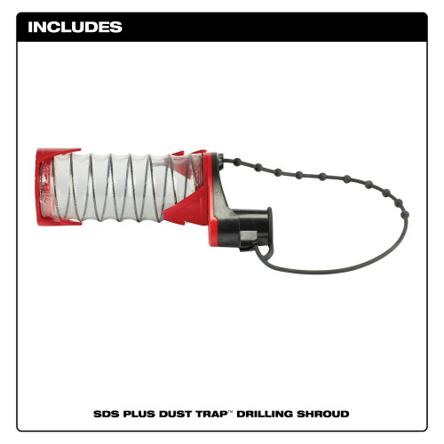 Milwaukee 48-03-3135 - SDS-Plus DUST TRAP Drilling Shroud