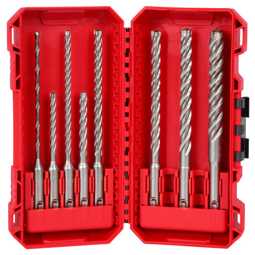 Milwaukee 48-20-7663 - SDS+ 8pc. 4-Cutter Drill Bit Kit