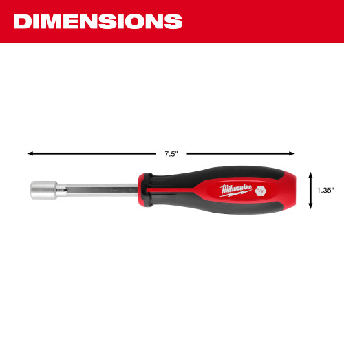 Milwaukee 48-22-2555 - 7/16" HollowCore Magnetic Nut Driver