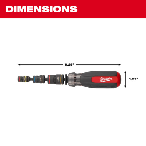 Milwaukee 48-22-2921 - Multi-Nut Driver W/ SHOCKWAVE Impact Duty Magnetic Nut Drivers