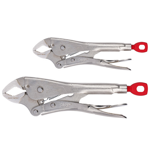 Milwaukee 48-22-3702 - 2 Pc 7 in. & 10 in. Maxbite TORQUE LOCK Locking Pliers Set