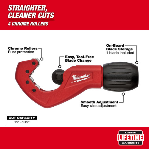 Milwaukee 48-22-4259 - 1 in. Constant Swing Copper Tubing Cutter
