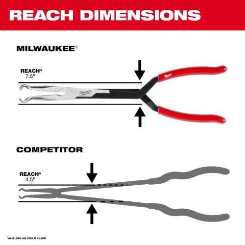 Milwaukee 48-22-6562 - 13" Long Reach Hose Grip Pliers - 3/4"