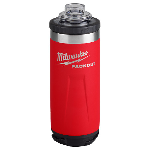 Milwaukee 48-22-8382R - PACKOUT 18oz Insulated Bottle with Chug Lid - Red