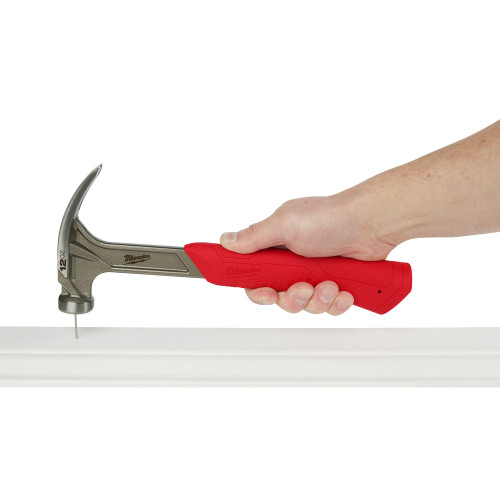 Milwaukee 48-22-9019 - 12oz Smooth Face Hybrid Claw Finish Hammer