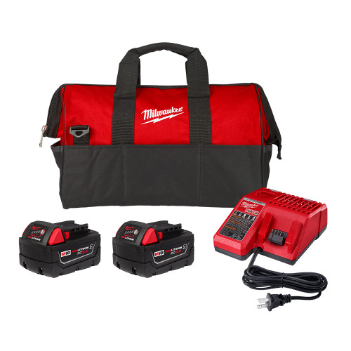 Milwaukee 48-59-1852R - M18 REDLITHIUM XC5.0 Resistant Battery Starter Kit