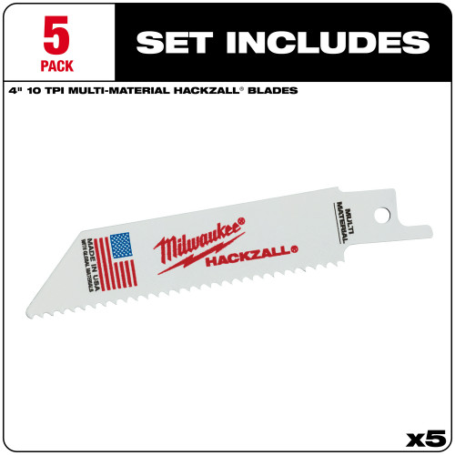 Milwaukee 49-00-5410 - HACKZALL Bi-Metal Blade - Multi-Material