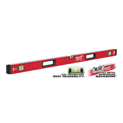 Milwaukee MLBXSM48 - 24 in./48 in. REDSTICK Magnetic Box Level Set