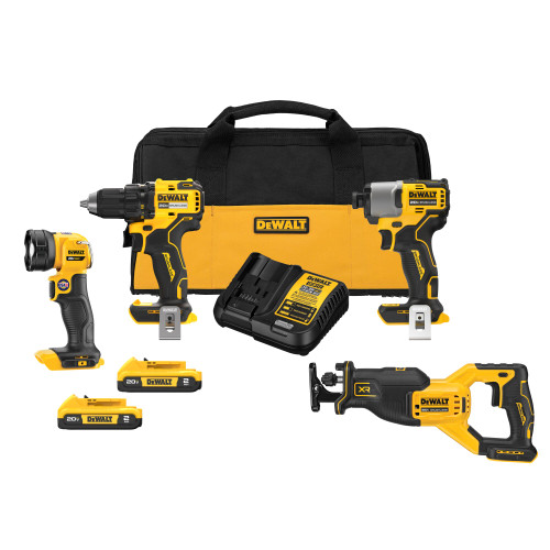 DEWALT DCK427D2 - 20V Max Brushless 4-Tool Combo Kit