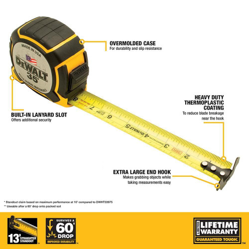 DEWALT DWHT36235S - 35 Ft Xp Tape Measure