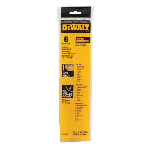 DEWALT DWHT75097 - Super Strength Glue Sticks 6Pcs