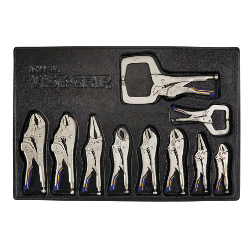 Irwin IRHT82596 - Vise-Grip Original Locking Pliers, Fast Release Kit, 10-Piece