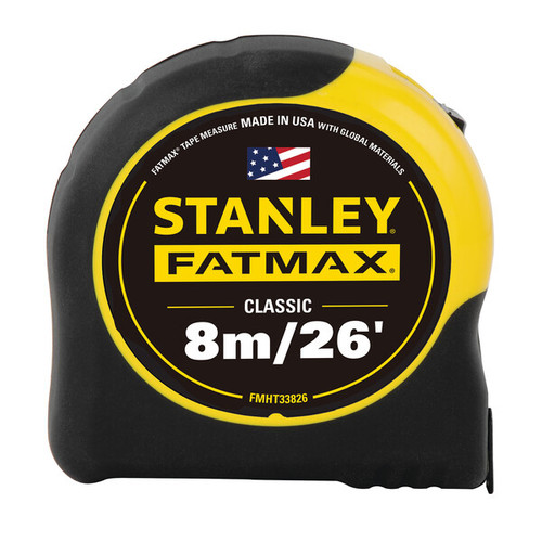 Stanley FMHT33826S - STANLEY FATMAX Tape Measure with Blade Armor Coating 1-1/4in. X 8M/26ft