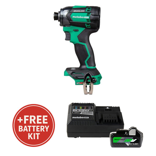 Metabo HPT WH36DCQ4M - 36V MultiVolt Cordless Triple Hammer BOLT Impact Driver (Tool Body Only)