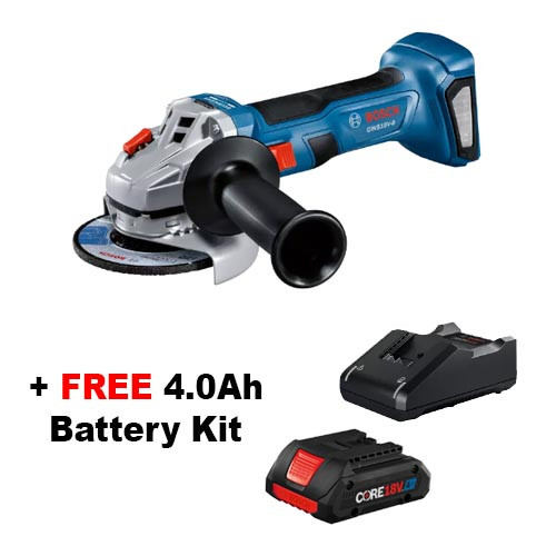 Bosch GWS18V-8N - 18V Brushless 4-1/2 In. Angle Grinder with Slide Switch (Tool Only)