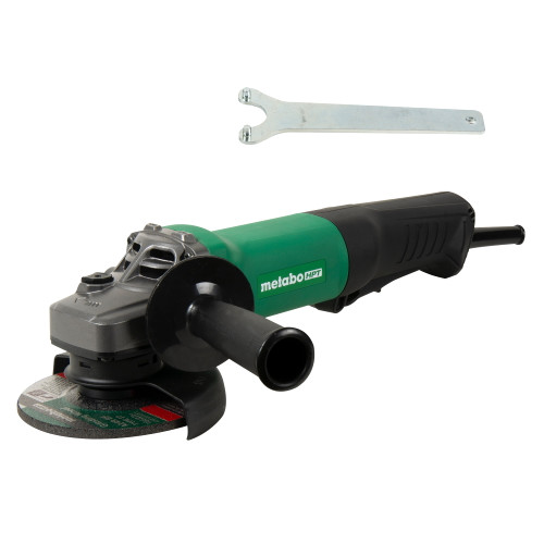 Metabo HPT G12SE3 - 4.5-In 10.5 Amp Paddle Switch Disc Grinder with Lock-On