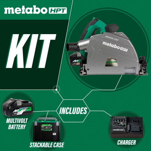 Metabo HPT C3606DPAM - 36V MultiVolt Cordless 6-1/2" Track Saw Kit Metabo HPT C3606DPA