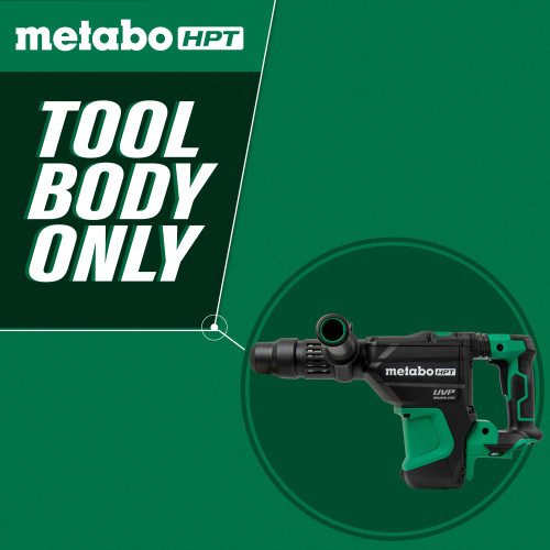 Metabo HPT DH3640DAQ2M - 36V MultiVolt Brushless Cordless 1-9/16" SDS Max Rotary Hammer (Tool Body Only)