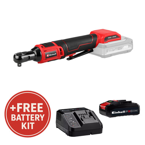 Einhell 4514323 - 18V 3/8" Cordless Ratchet - TE-RW 18/60 Li (Tool Only)