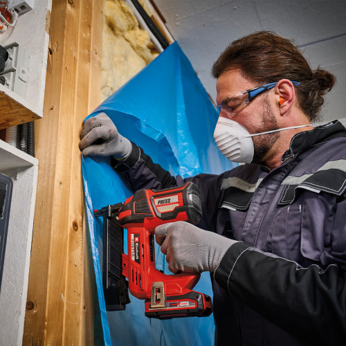 Einhell 4257786 - 18V 18-Gauge Professional Cordless Narrow Crown Stapler - FIXETTO 18/38 S (Tool Only)