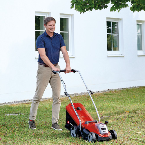 Einhell 3413298 - 18V Cordless 13" Lawn Mower Kit - Brushless Motor - 4.0 Ah GE-CM 18/33 Li BL KIT