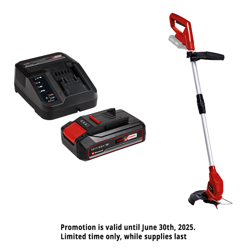 Einhell 3411119 - 18V 10" Cordless Telescopic Stringless Blade Trimmer - GC-CT 18/24 Li (Tool Only)