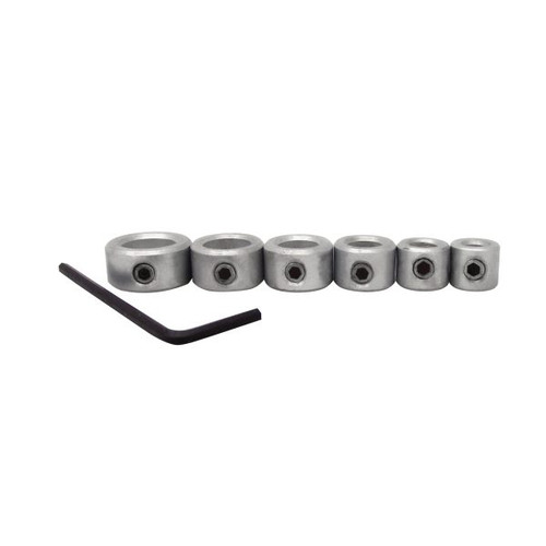 Milescraft 5342 - 6 pc. DrillStop Set (3/16", 1/4", 5/16", 3/8", 7/16", 1/2")