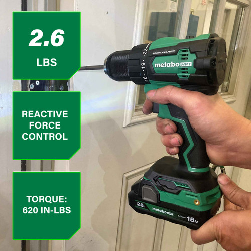 Metabo HPT DV18DEXM - 18V MultiVolt™ Cordless Brushless Hammer Drill Kit (2 x 2.0Ah)