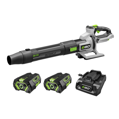 EGO LB8803-2 - POWER+ 880CFM Blower with 2 x 4.0Ah Batteries and 320W Charger