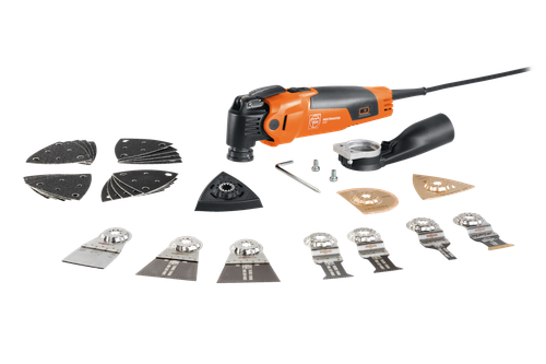 FEIN 72296770090 - MULTIMASTER MM 500 Plus Top 350W Oscillating Multi-Tool Kit